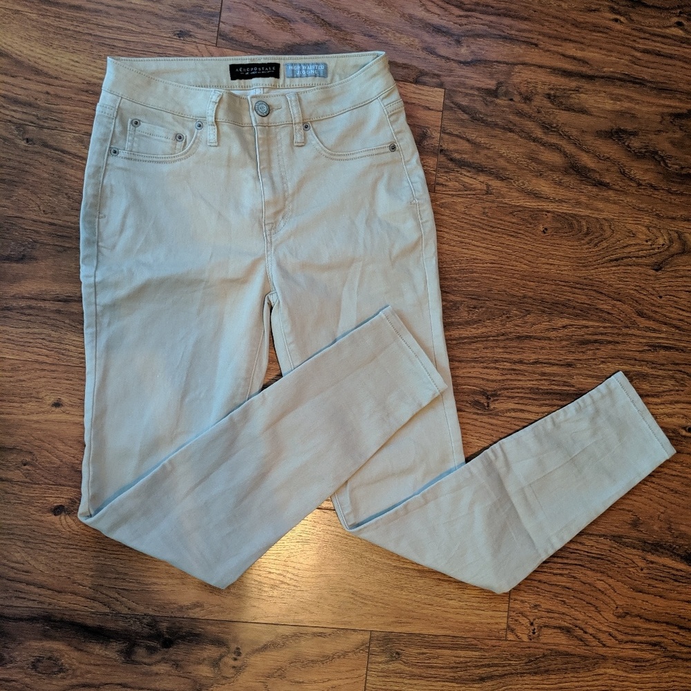 Khaki Jeggings